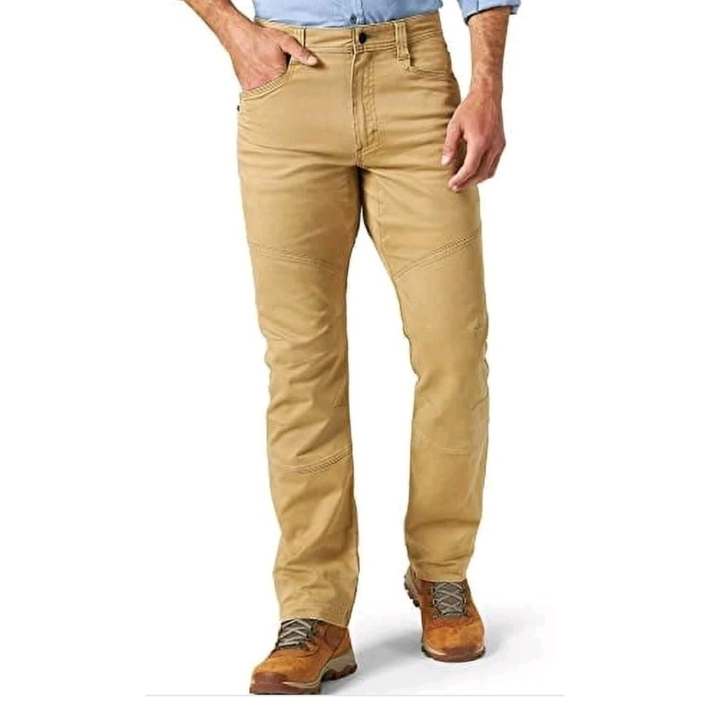 Wrangler ATG Reinforced Utility Canvas Light Brown Pants 41x32 Men's